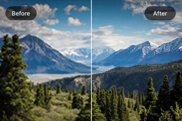AI Image Upscaling Before and After Comparison